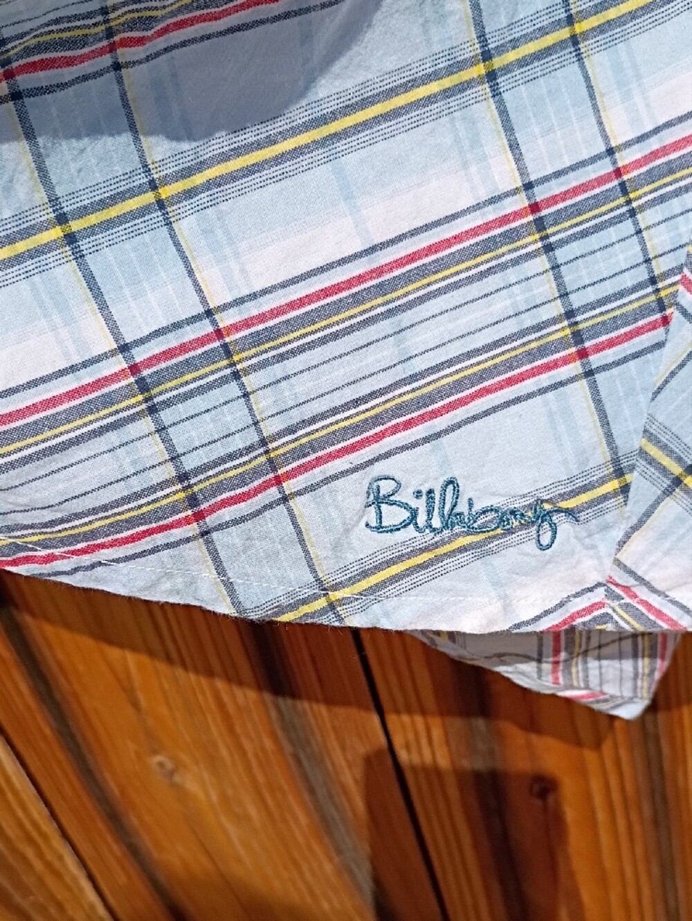 Billabong Spaghetti Strap Light Blue Multicolor Striped Summer Dress Beach Surf - Picture 11 of 13
